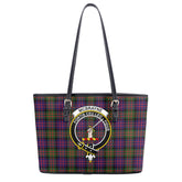 McBrayne Tartan Crest Leather Tote Bag